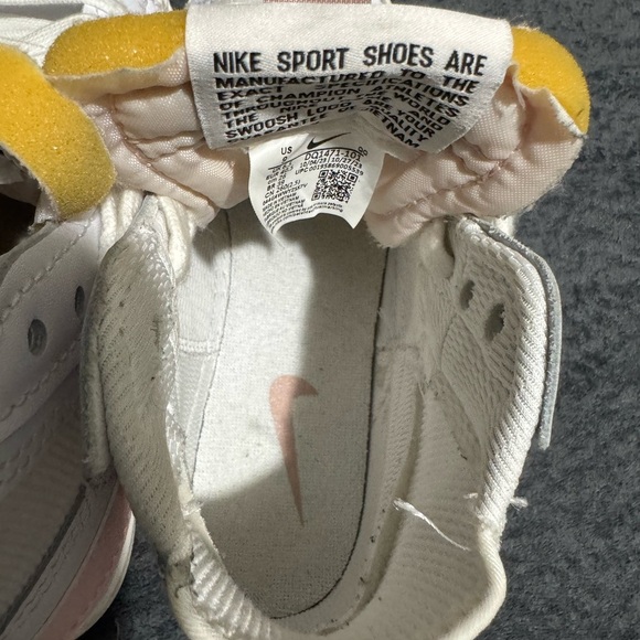 Nike W Blazer Mid 77 Jumbo  Women Casual Shoes White/Pink Oxford - Picture 13 of 15